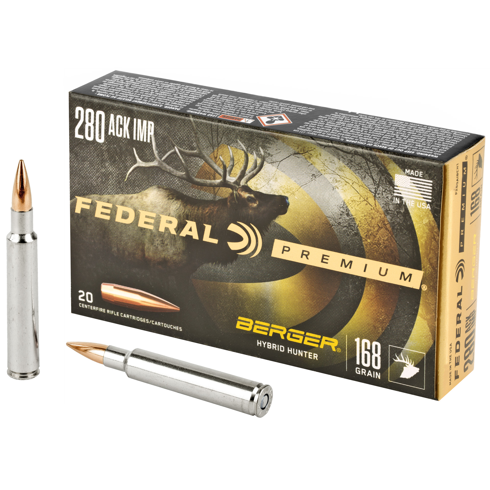 Federal Prm 280AI 168GR Hyb Htr 20/200 Hybrid Hunter