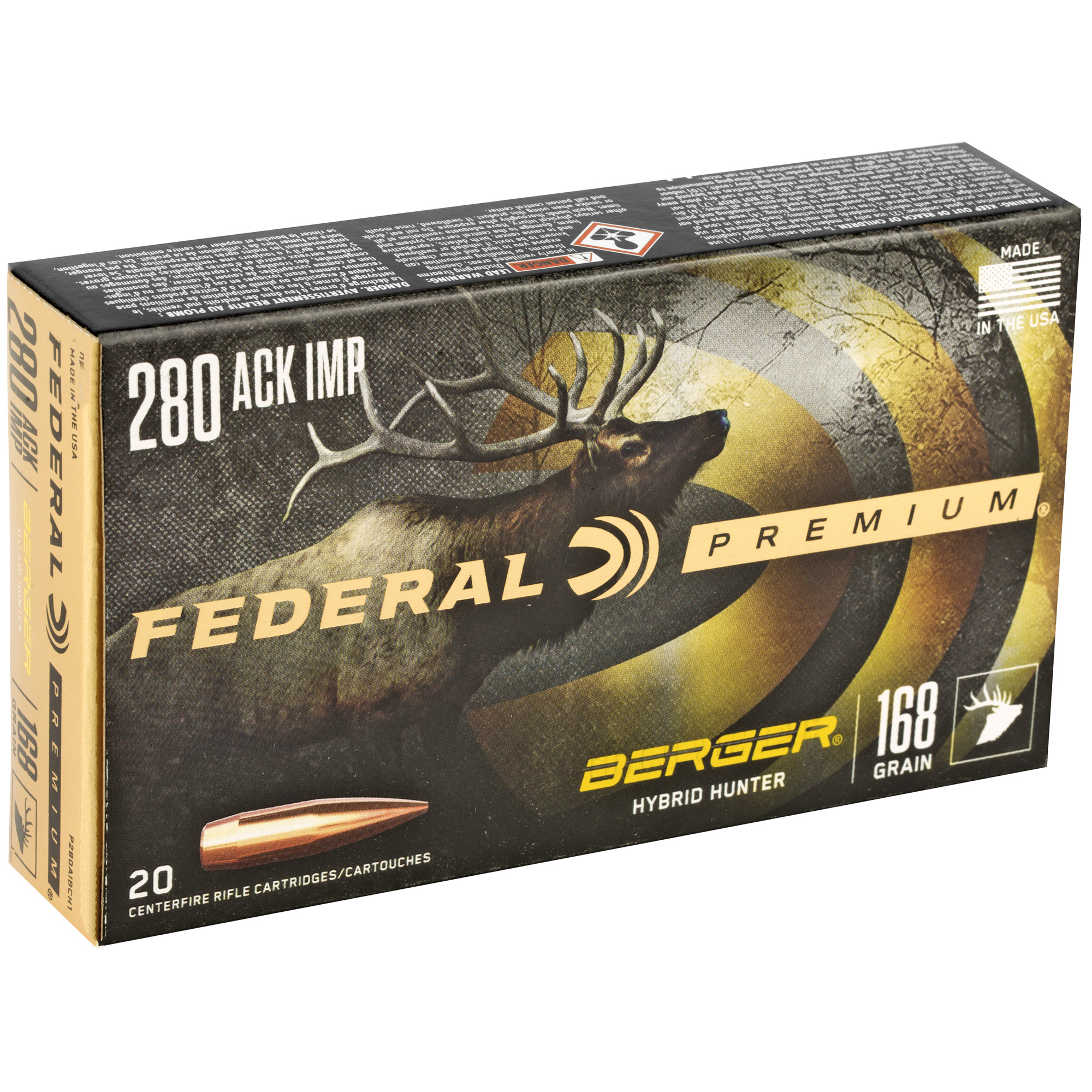 Federal Prm 280AI 168GR Hyb Htr 20/200 Hybrid Hunter Federal Prm 280AI 168GR Hyb Htr 20/200 Hybrid Hunter