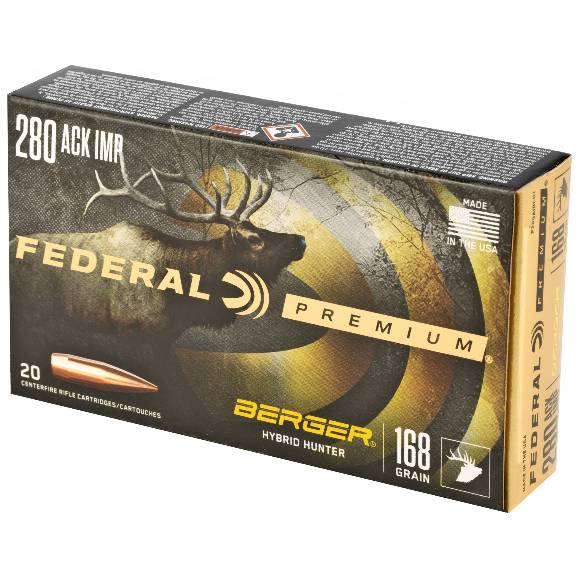 Federal Prm 280AI 168GR Hyb Htr 20/200 Hybrid Hunter Federal Prm 280AI 168GR Hyb Htr 20/200 Hybrid Hunter
