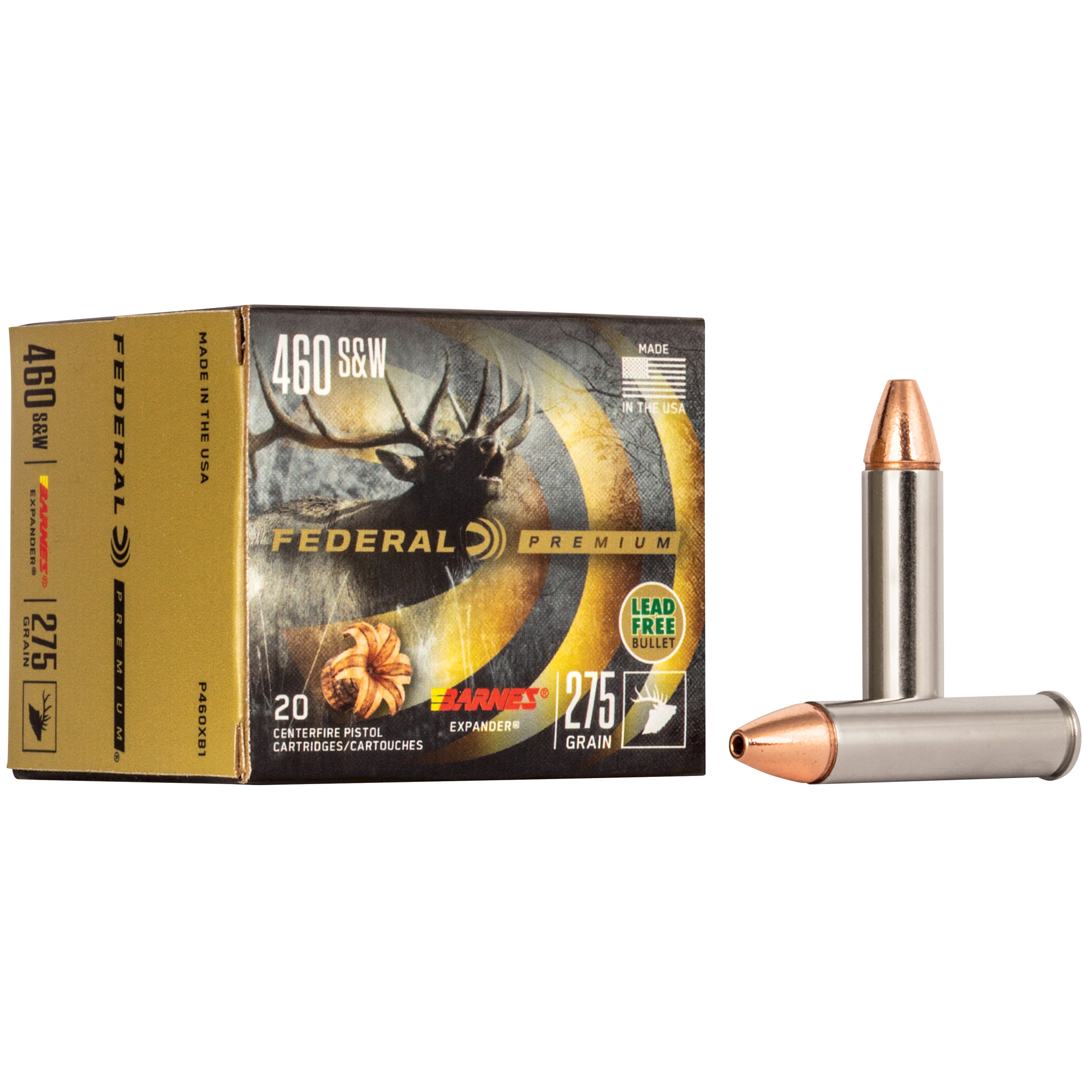 Federal Prm 460S&W 275GR Brns Exp 20/200