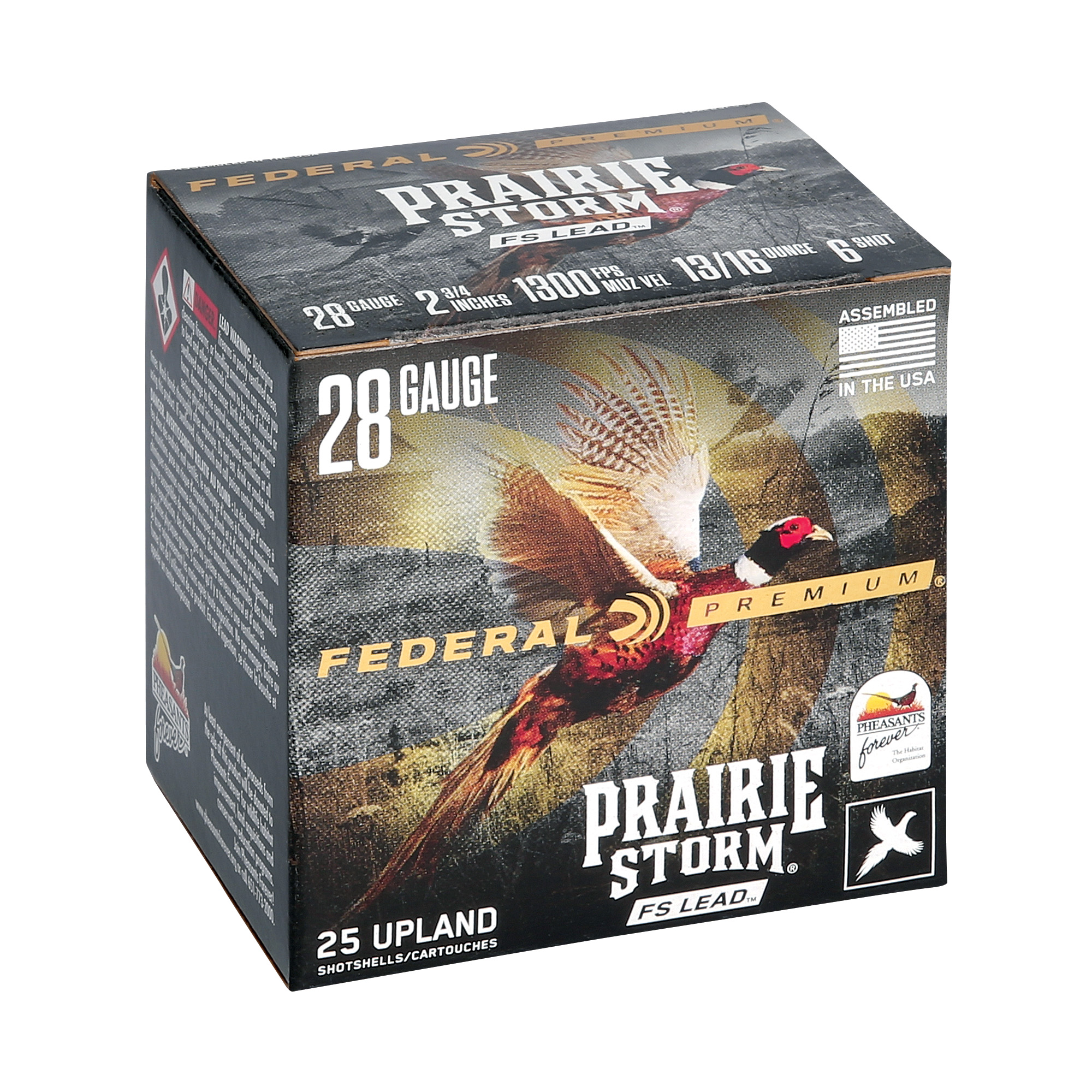 Federal Pr Storm 28ga 2.75" #6 Ld 25/250 Partition