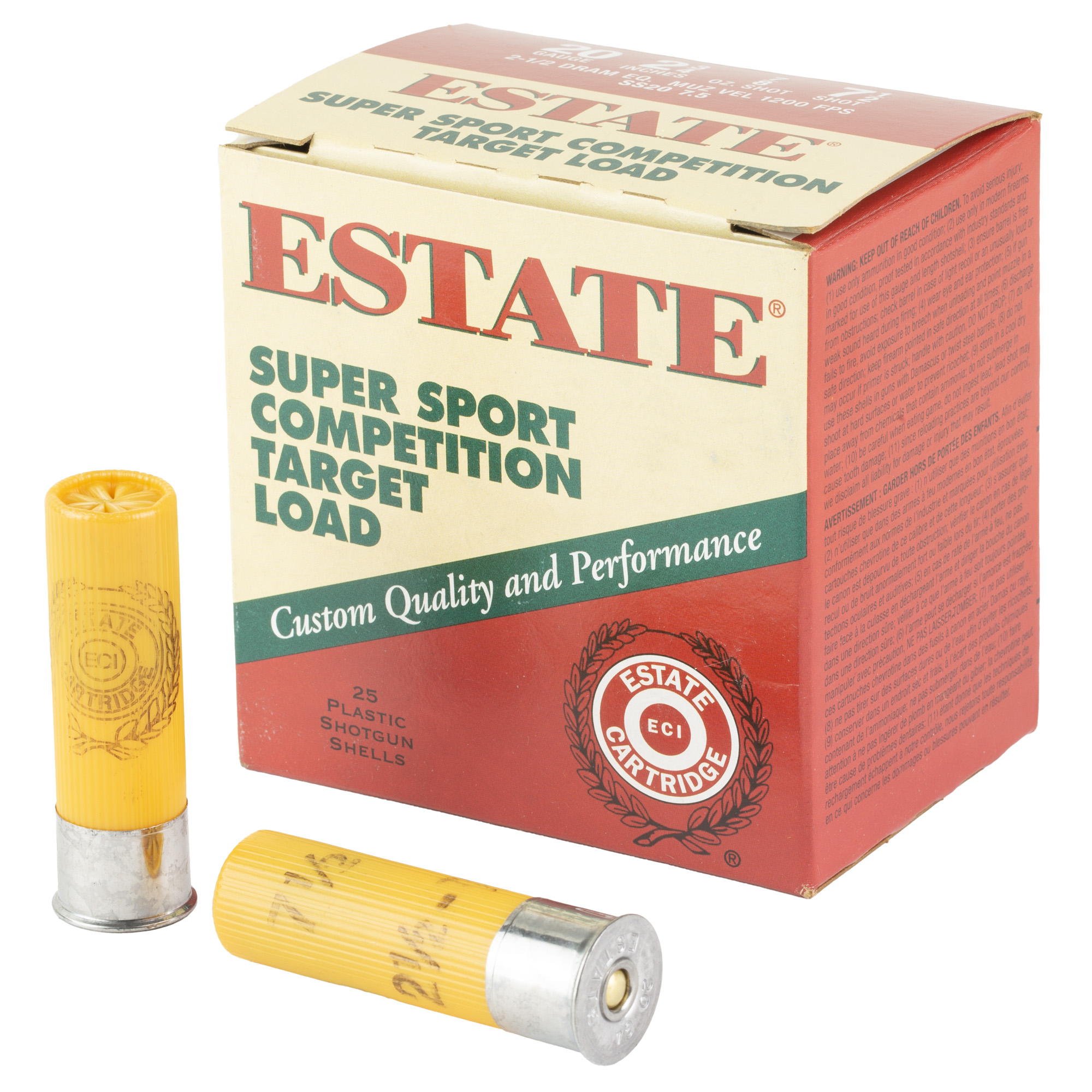 Federal Spr Sport 20ga 2.75" #7.5 25/250 Shot