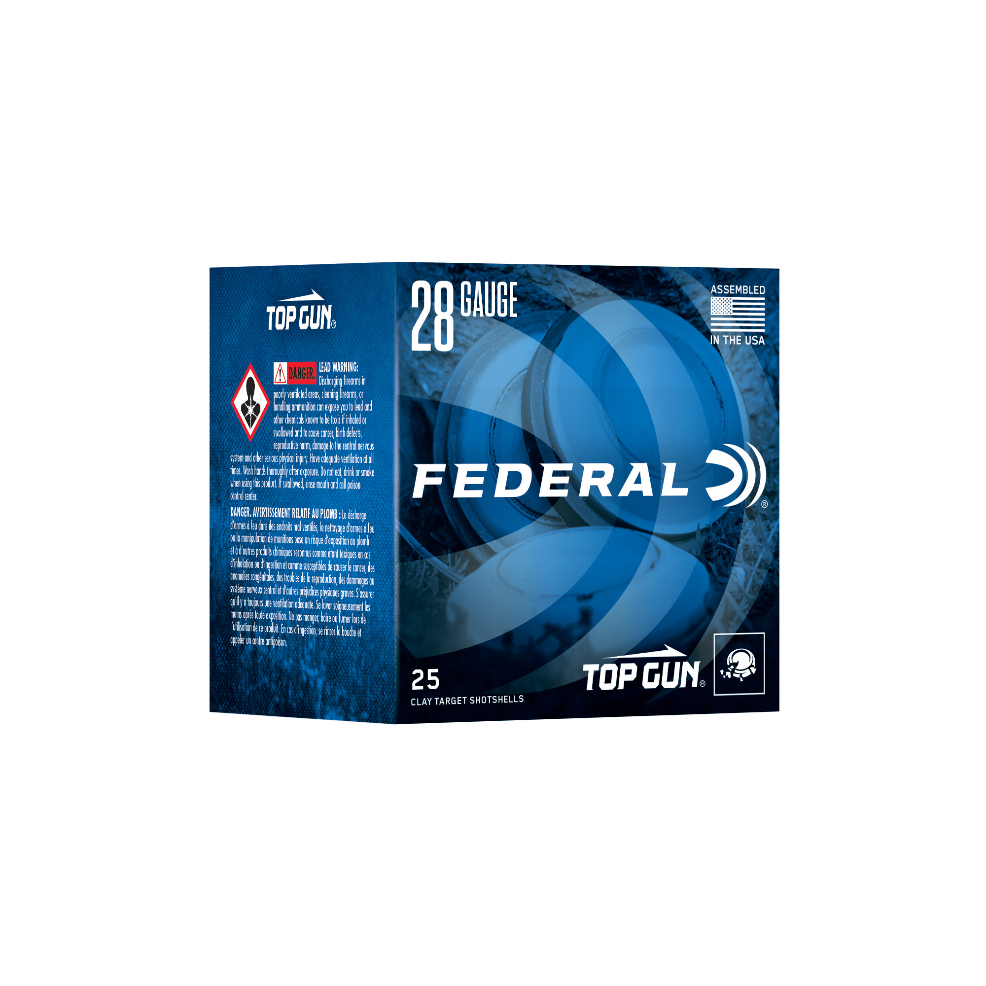 Federal Top Gun 28ga 2.75" #9 25/250 Partition