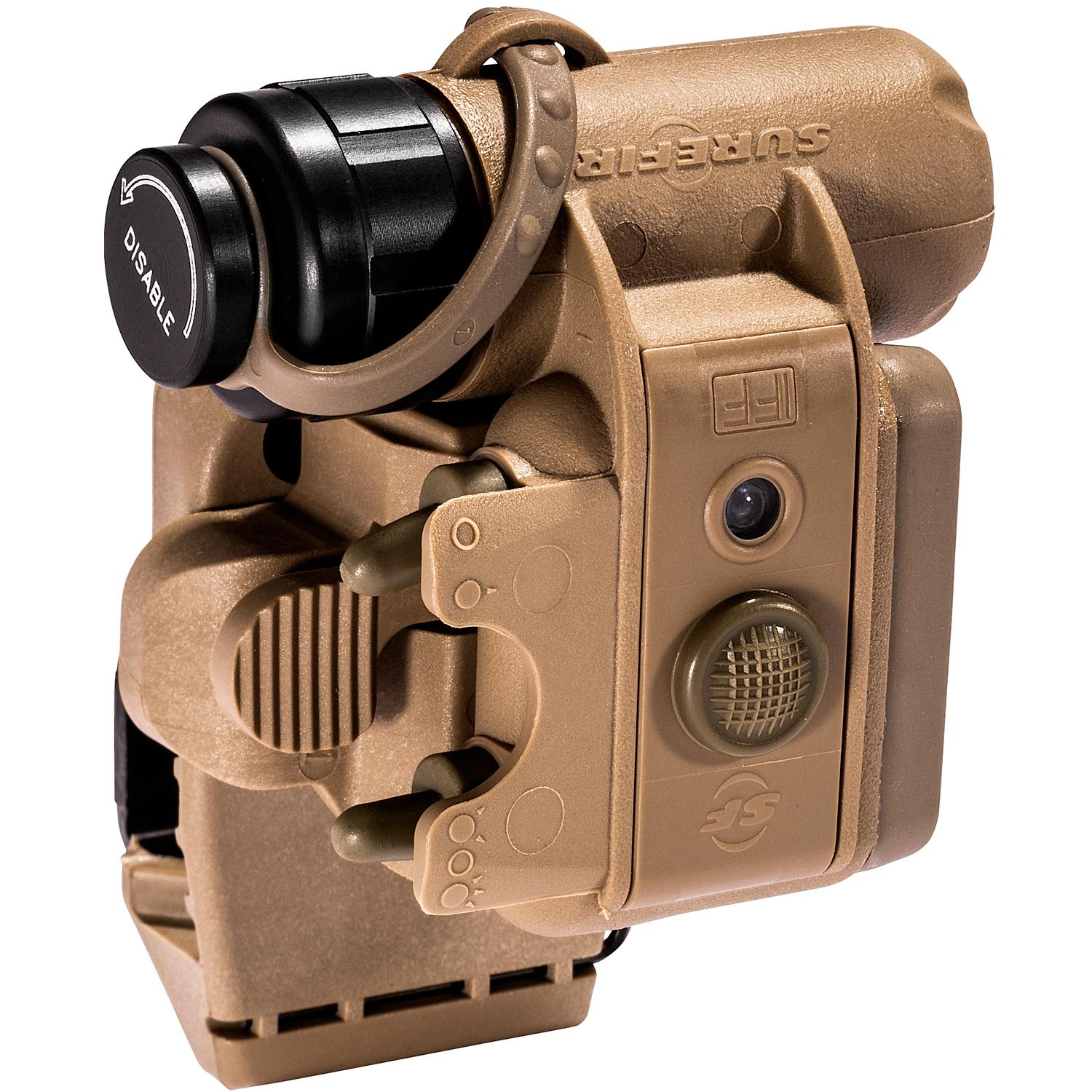 Surefire Helmet Light 3V 1.4-19.2 LU IR/WH/IR LEDS Tan Surefire Helmet Light 3V 1.4-19.2 LU IR/WH/IR LEDS Tan