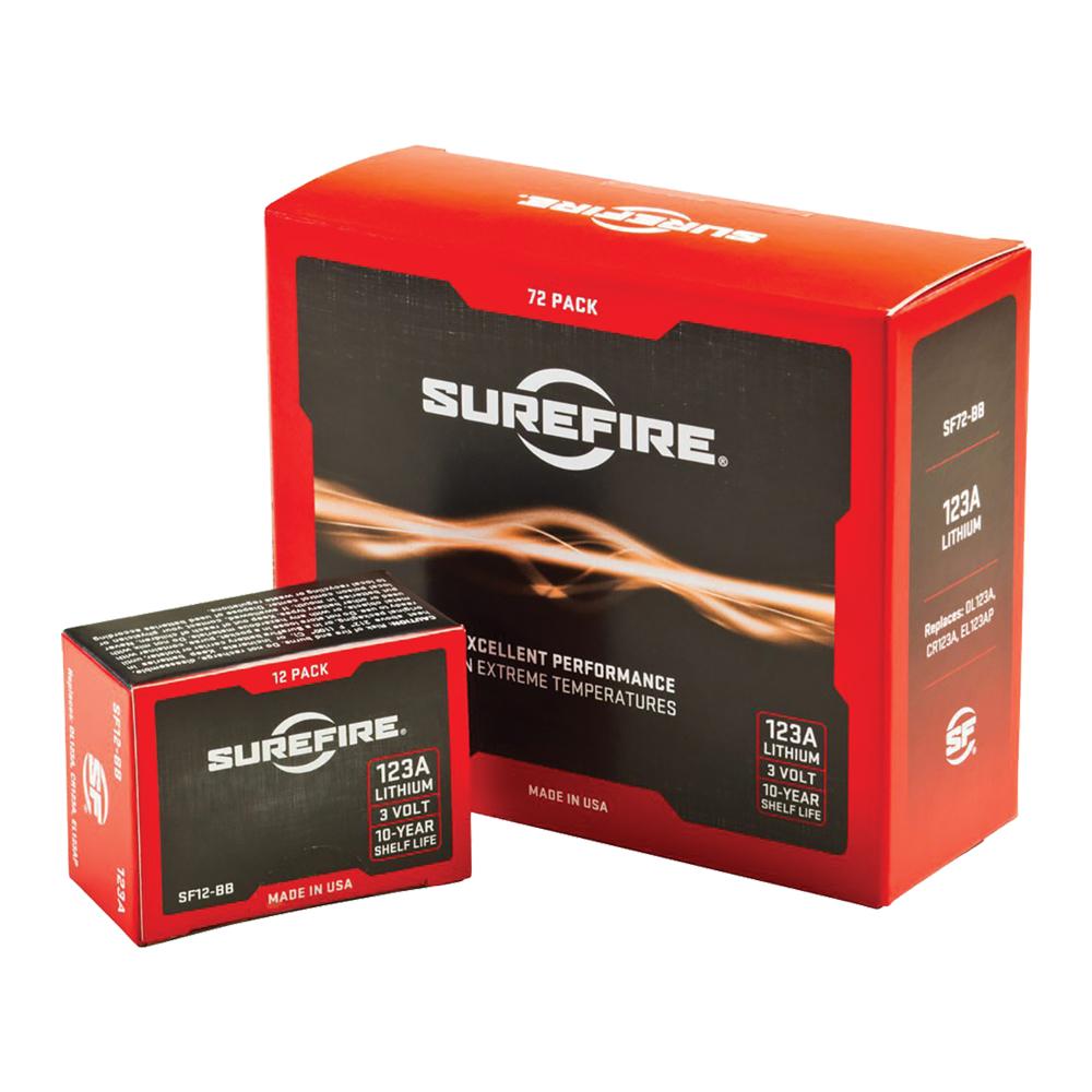 Surefire Sf123a Lithium 3VOLT Batt 12PK Battery Surefire Sf123a Lithium 3VOLT Batt 12PK Battery