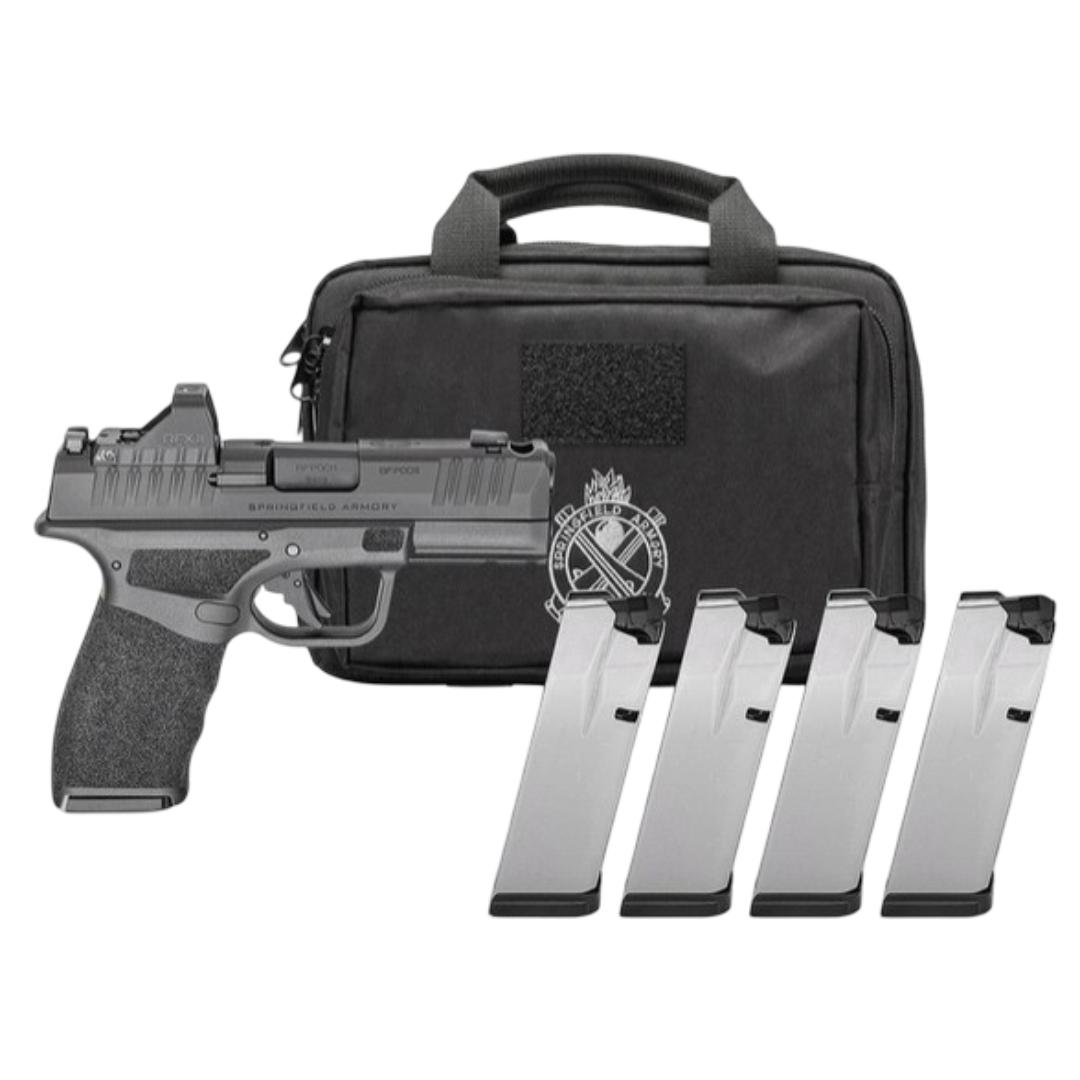 Springfield Armory Springfield Gear Pac Hellcat Pro Comp OSP Handgun 9mm Luger 10rd Magazines(4) 3.7" Barrel