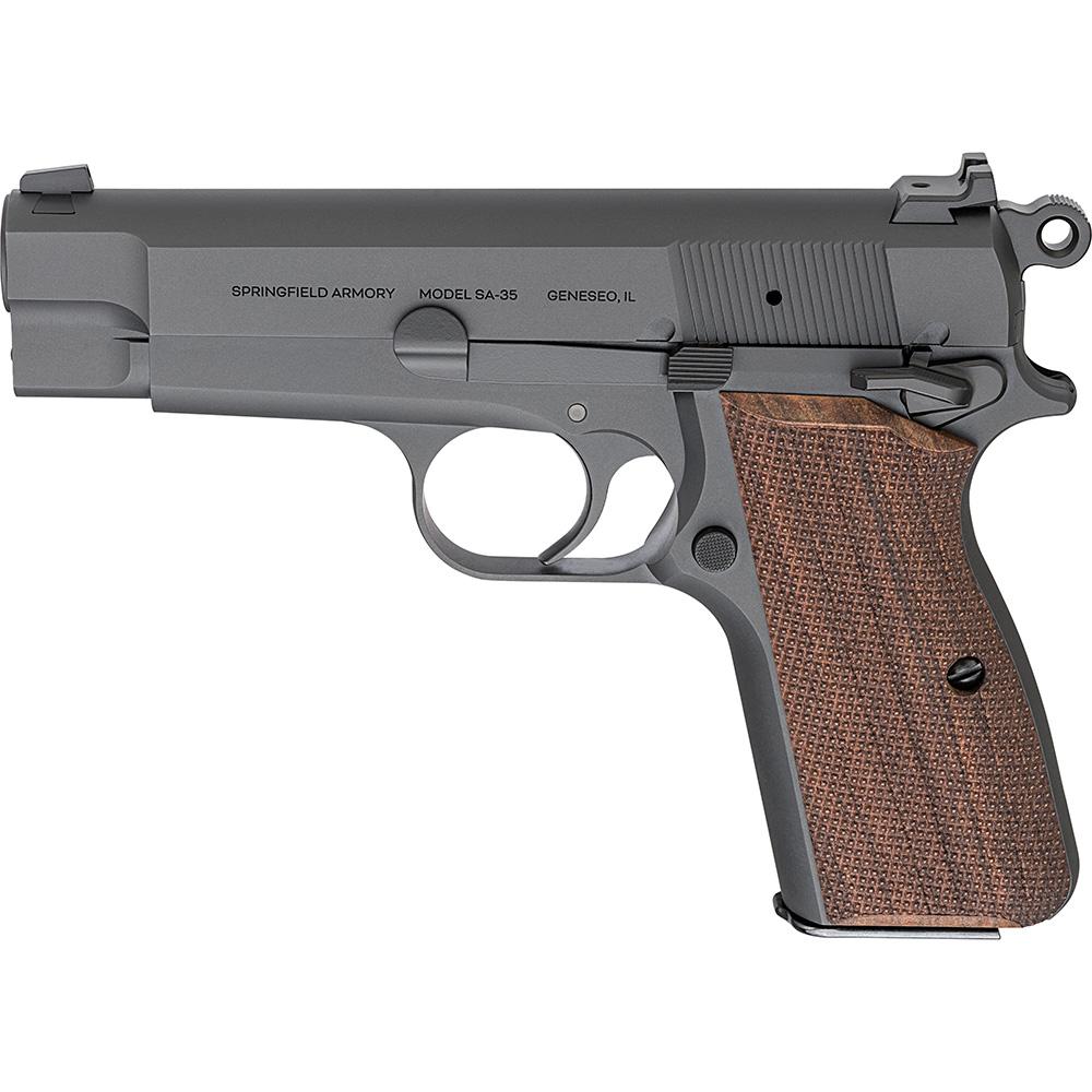 Springfield Armory Springfield SA-35 Blued Handgun 9mm Luger 15rd Magazine(1) 4" Barrel Tactical Rack Rear