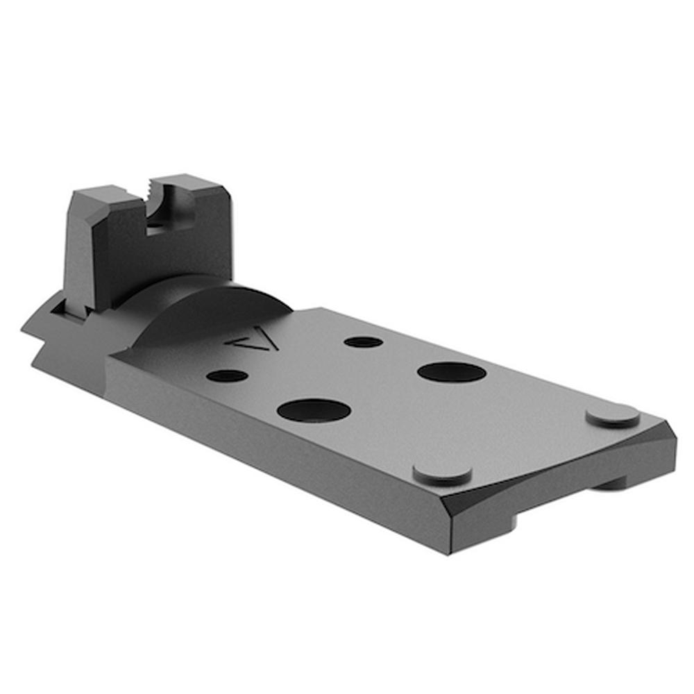 Springfield Armory Springfield Agency Optic System Mounting Plate 1911 DS for HEX Wasp Holosun 507k Black