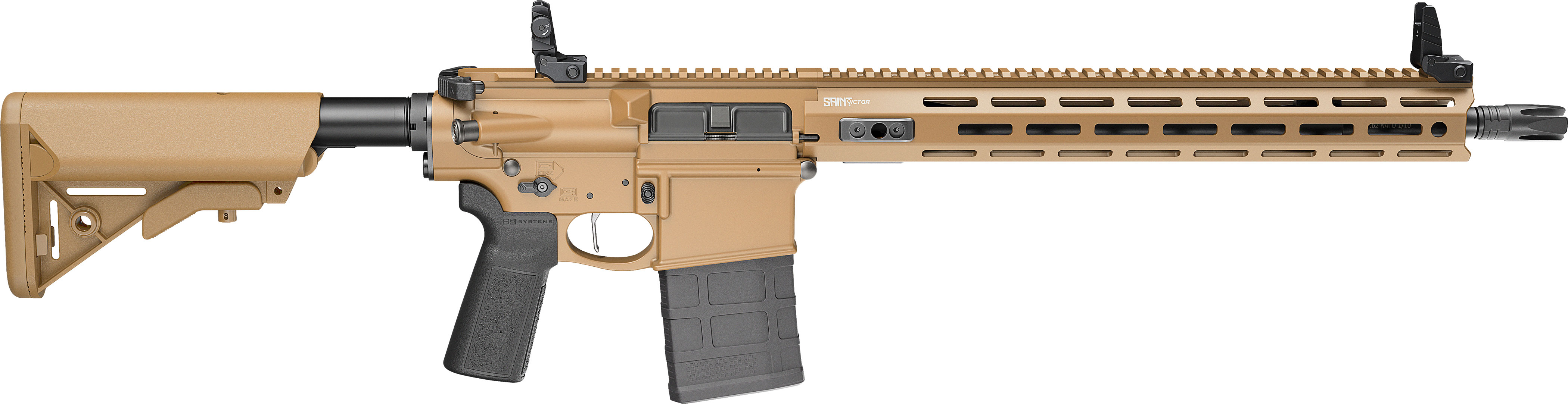 Springfield Armory Springfield SAINT VICTOR RIFLE .308 20Rd Magazine (1) 16' Barrel Coyote