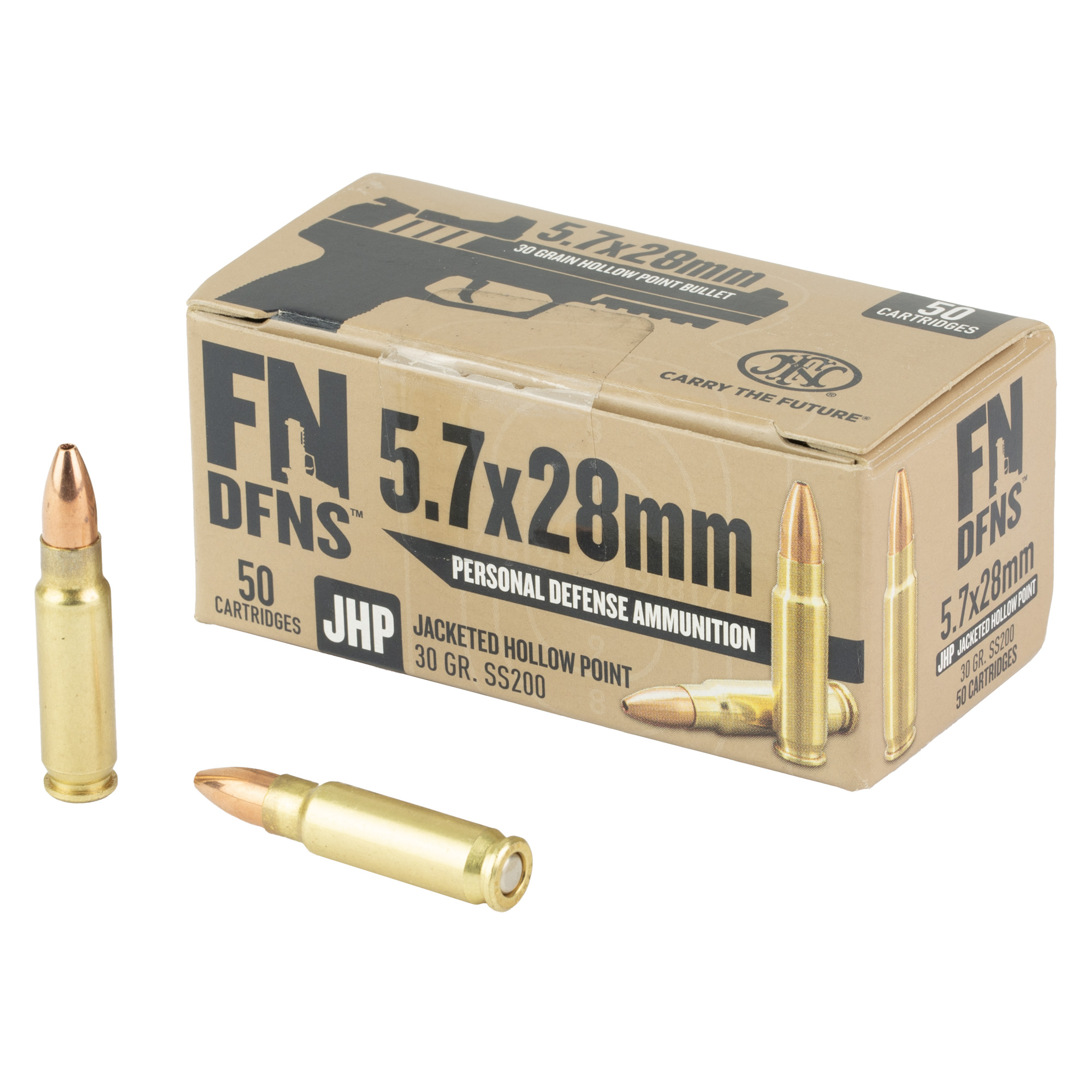 FN America FN Dfns Ss200 5.7X28MM 30GR 50/500 Hollow Point