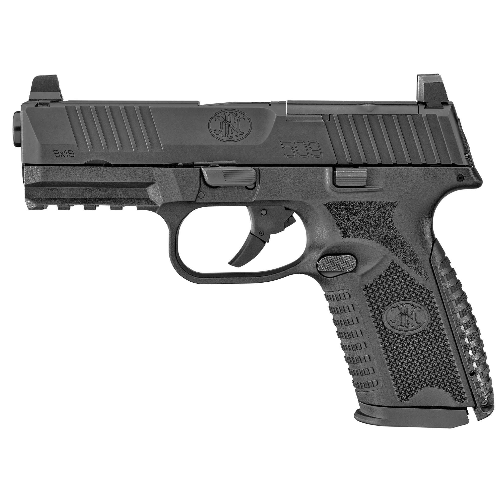 FN 509 Mid Mrd 9mm Bk 4" 10+1 Semi-Auto Pistol