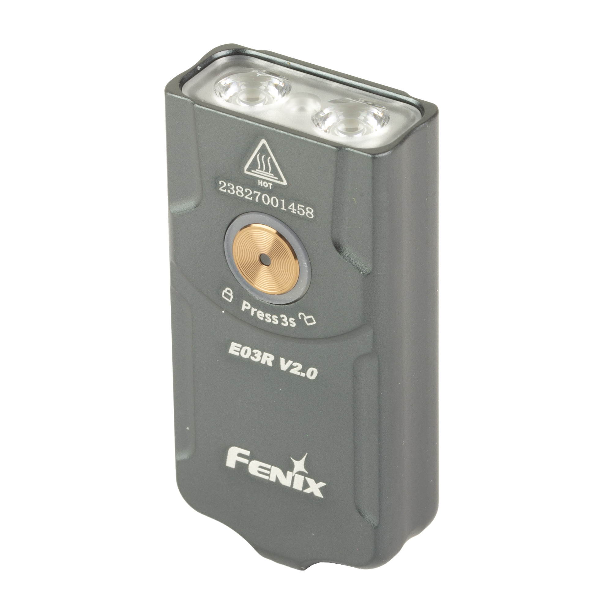 FENIX E03r V2 500LUM Keychain Gray Flashlight