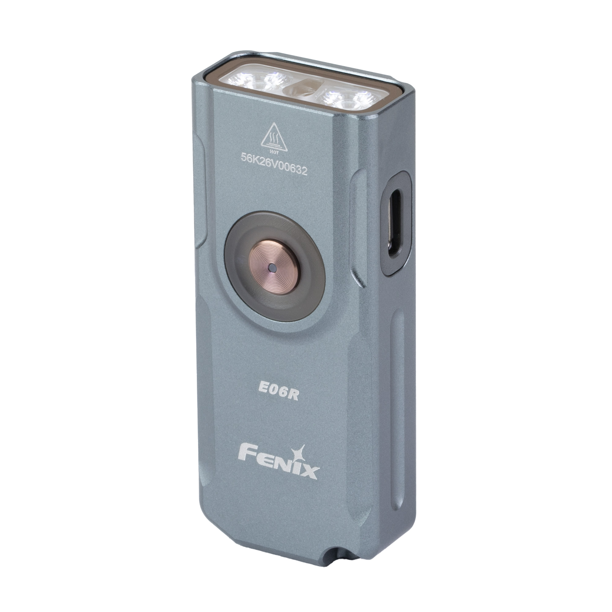 FENIX E06r 700 Lumen Laser/uv Gray Flashlight