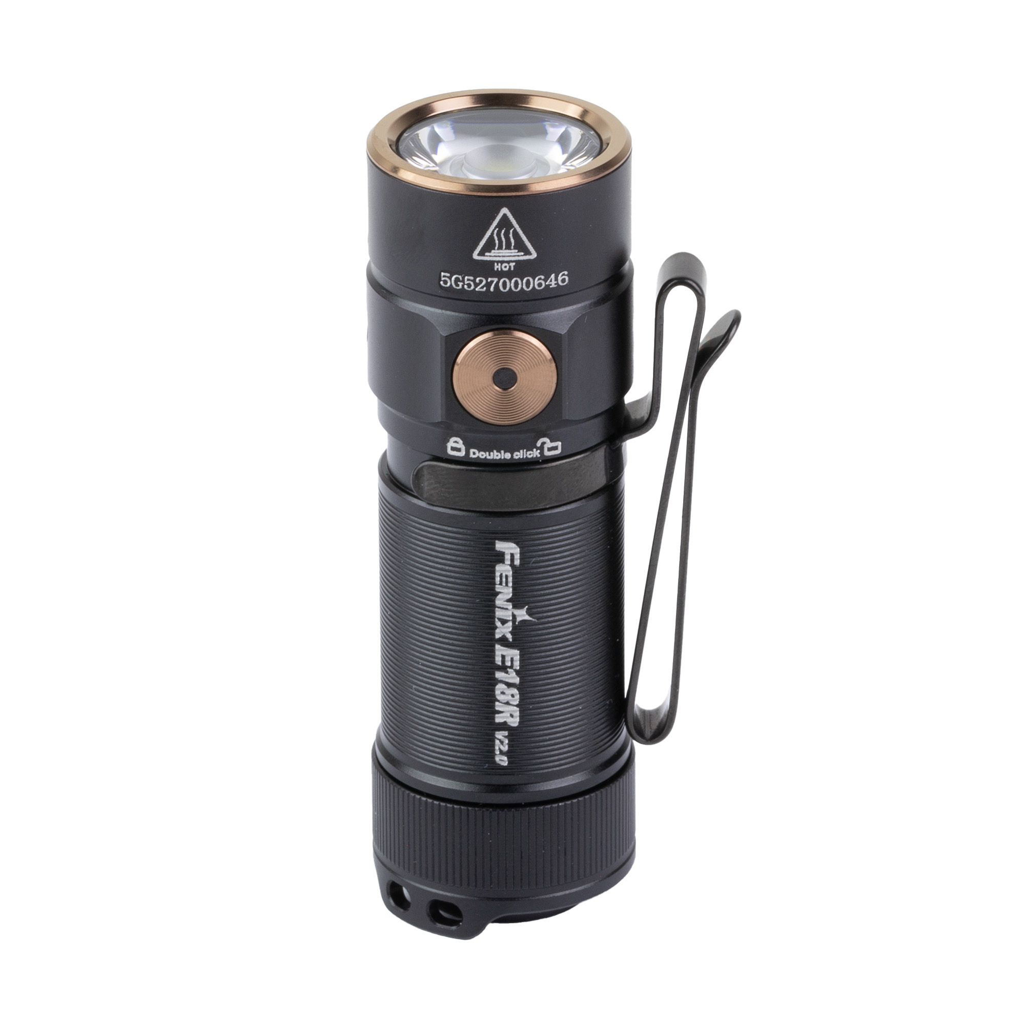 FENIX E18r V2 Rchrgble 1200LUM Black Flashlight