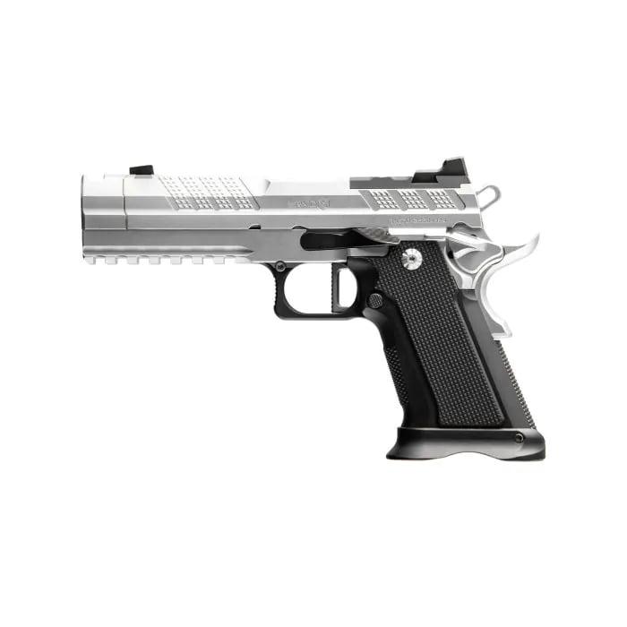 Fusion Firearms Fusion XP Comp Chrome Handgun 9mm Luger 17rd Magazines(2) 4.6" Barrel Optic Ready