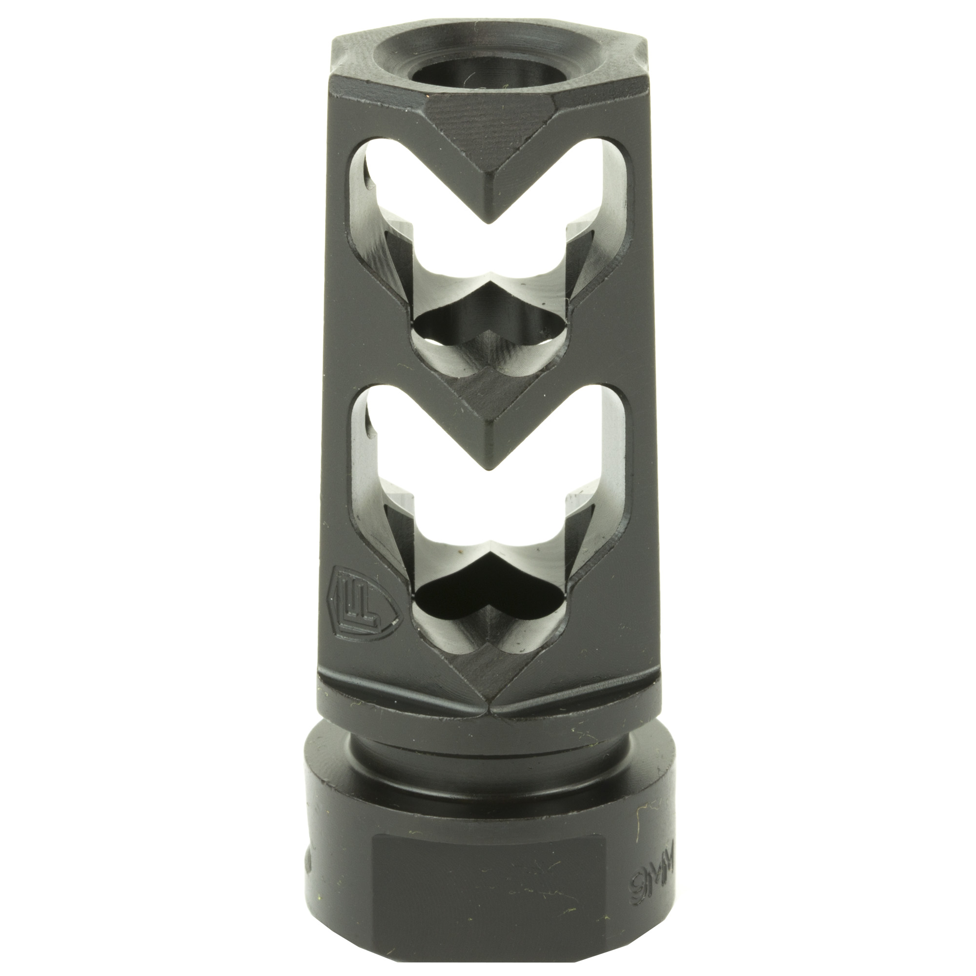 Fortis Manufacturing Inc. Fortis Muzzle Brake 9mm 1/2x28 Black