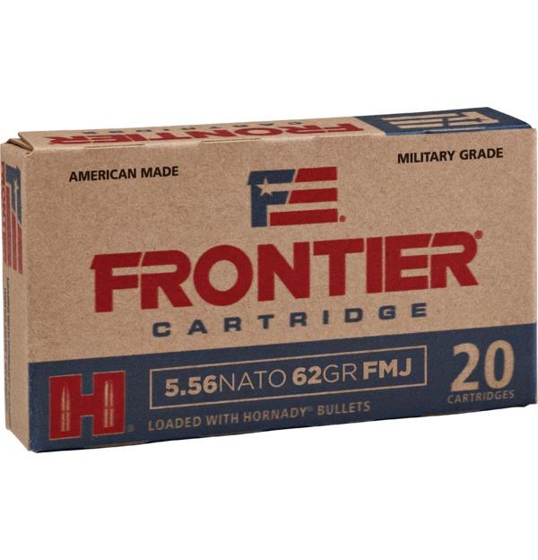 Frontier Cartridge Hornady Frontier Rifle Ammunition 5.56X45 NATO 62 gr FMJ 3060 fps 150/ct (Oriented)
