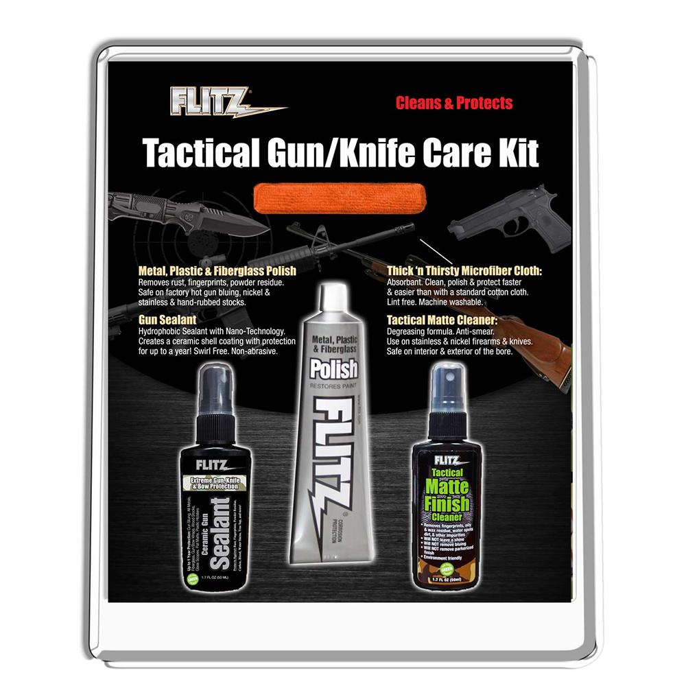 Flitz International Ltd Flitz Tactical Gun & Knife Care Kit Clamshell