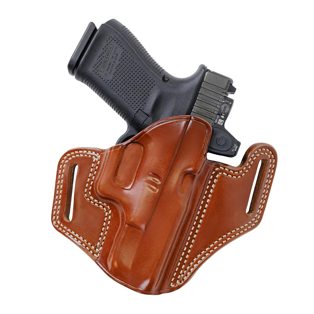 Galco Combat Master 2.0 Belt Holster for 5" 1911 With or Without Red Dot Tan Left Hand Galco Combat Master 2.0 Belt Holster for 5" 1911 With or Without Red Dot Tan Left Hand