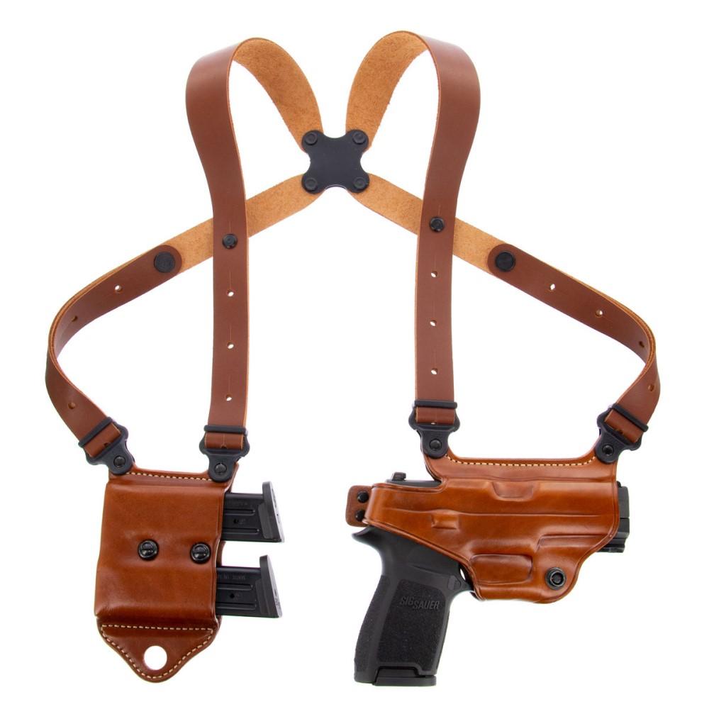 Galco International Ltd. Galco Miami Classic II Shoulder System Holster for Colt 1911 5" Tan Right Hand