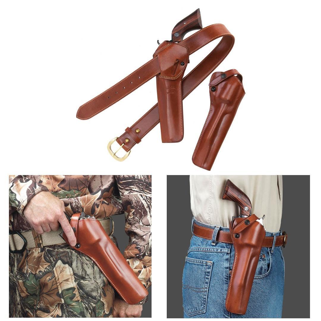 Galco SAO Strongside/Crossdraw Belt Holster for Ruger Blackhawk 6.5" Tan Right Hand Galco SAO Strongside/Crossdraw Belt Holster for Ruger Blackhawk 6.5" Tan Right Hand