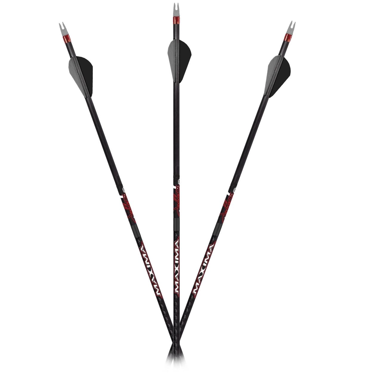 Feradyne Outdoors Carbon Express Maxima Sable RZ 500 Hunting Arrows - 12/Pack