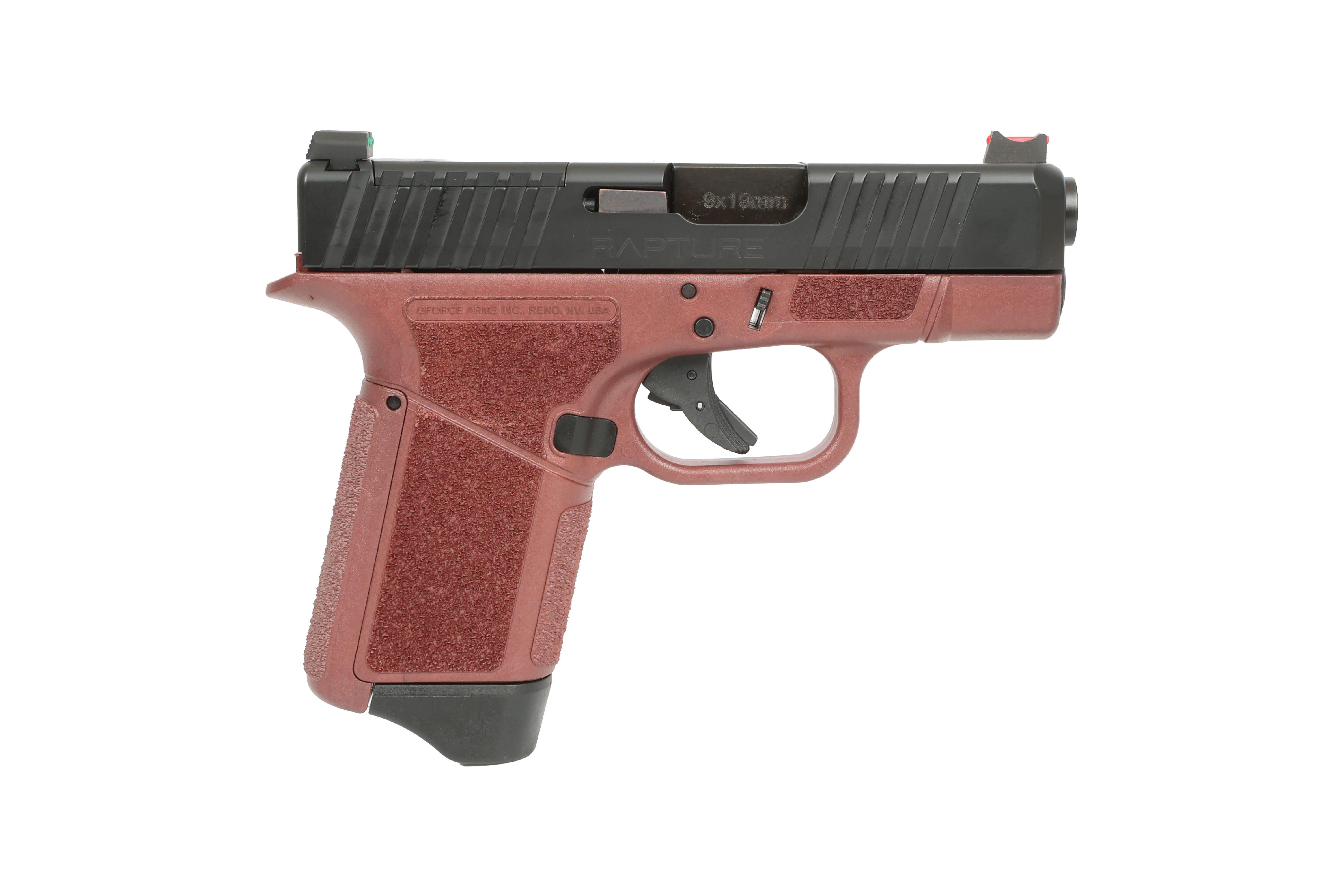 Gforce Arms Gforce GF9 9MM 3.25" RED/Black 12+1 Semi-Auto Pistol