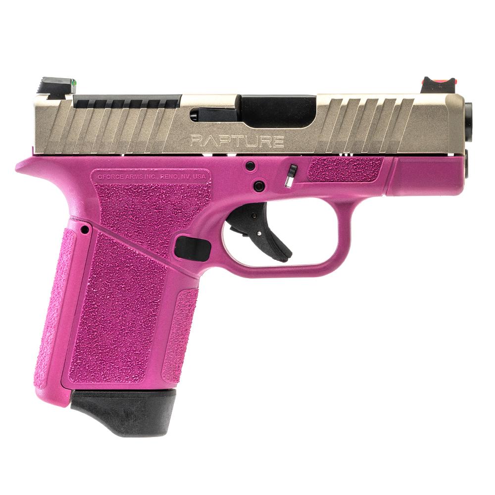 Gforce Gf9 9mm 3.25" Pnk/nkl 12+1 Semi-Auto Pistol Gforce Gf9 9mm 3.25" Pnk/nkl 12+1 Semi-Auto Pistol