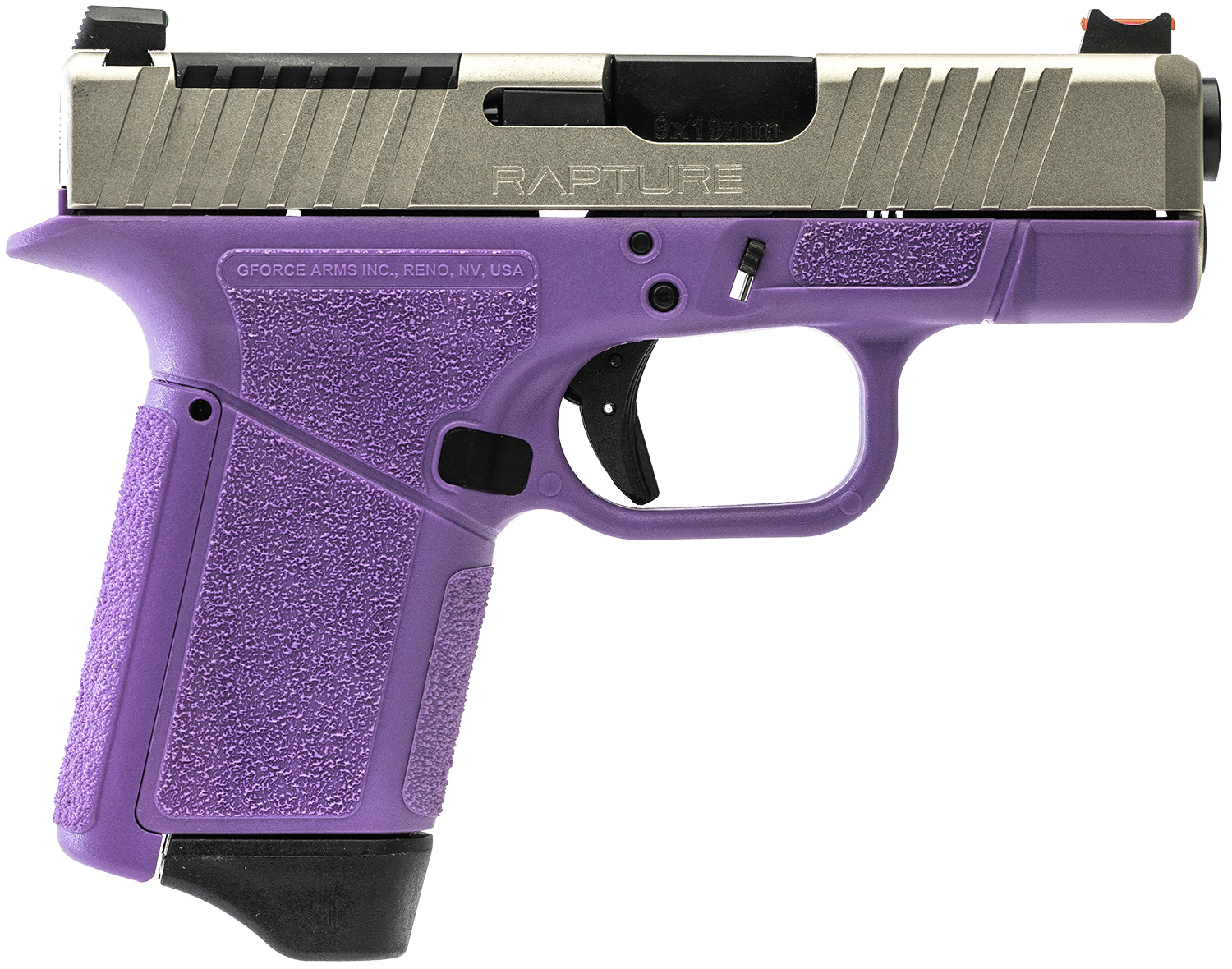 Gforce Arms Gforce Purple Frame | Nickel Slide Semi-Auto Pistol