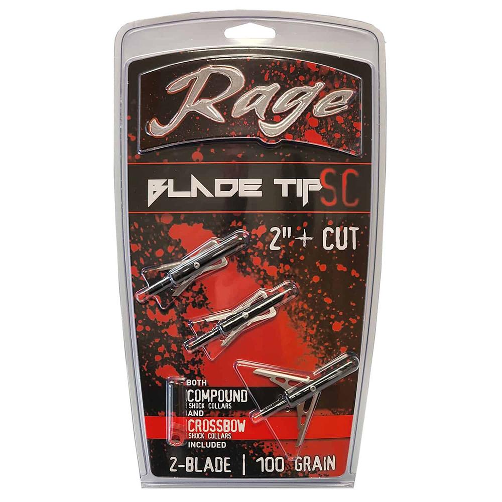 Feradyne Outdoors Rage Black Series Broadheads 2" 100 gr 3/ct