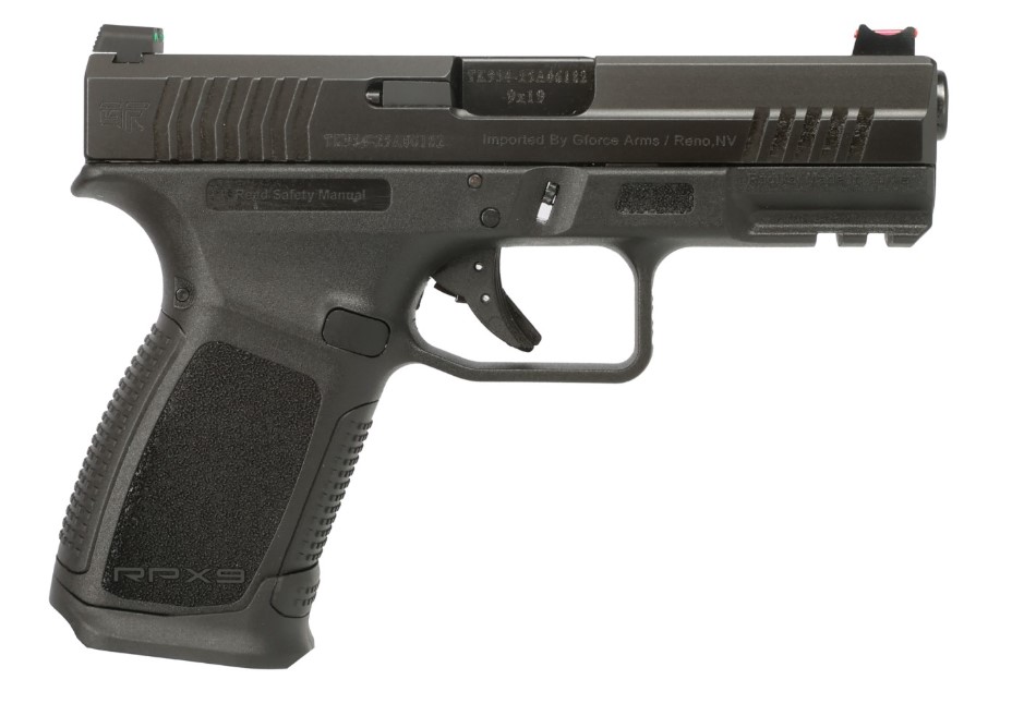 Gforce Arms RPX3C9 9MM 4" Black Full 15+1 Semi-Auto Pistol
