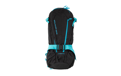 Grey Ghost Gear Grey Ggg Apparition Solid Black W/cyan Zips