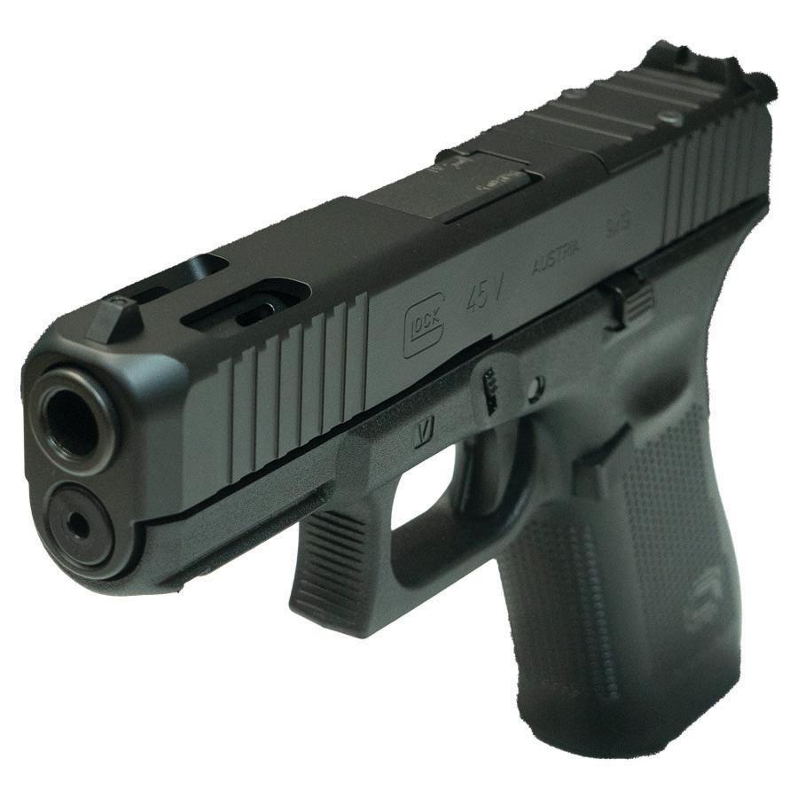 Glock V-Series Optic Ready Model 45 Handgun 9mm Luger 17rd Magazines (3) 3.7" Ported Barrel Black Cerakote Glock V-Series Optic Ready Model 45 Handgun 9mm Luger 17rd Magazines (3) 3.7" Ported Barrel Black Cerakote