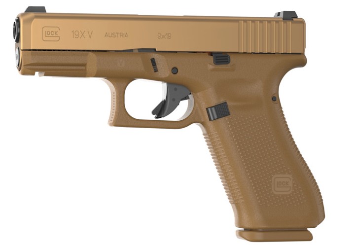Glock Inc. Glock V-Series Model 19x Handgun 9mm Luger 17rd Magazines (3) 4.02" Barrel FDE USA