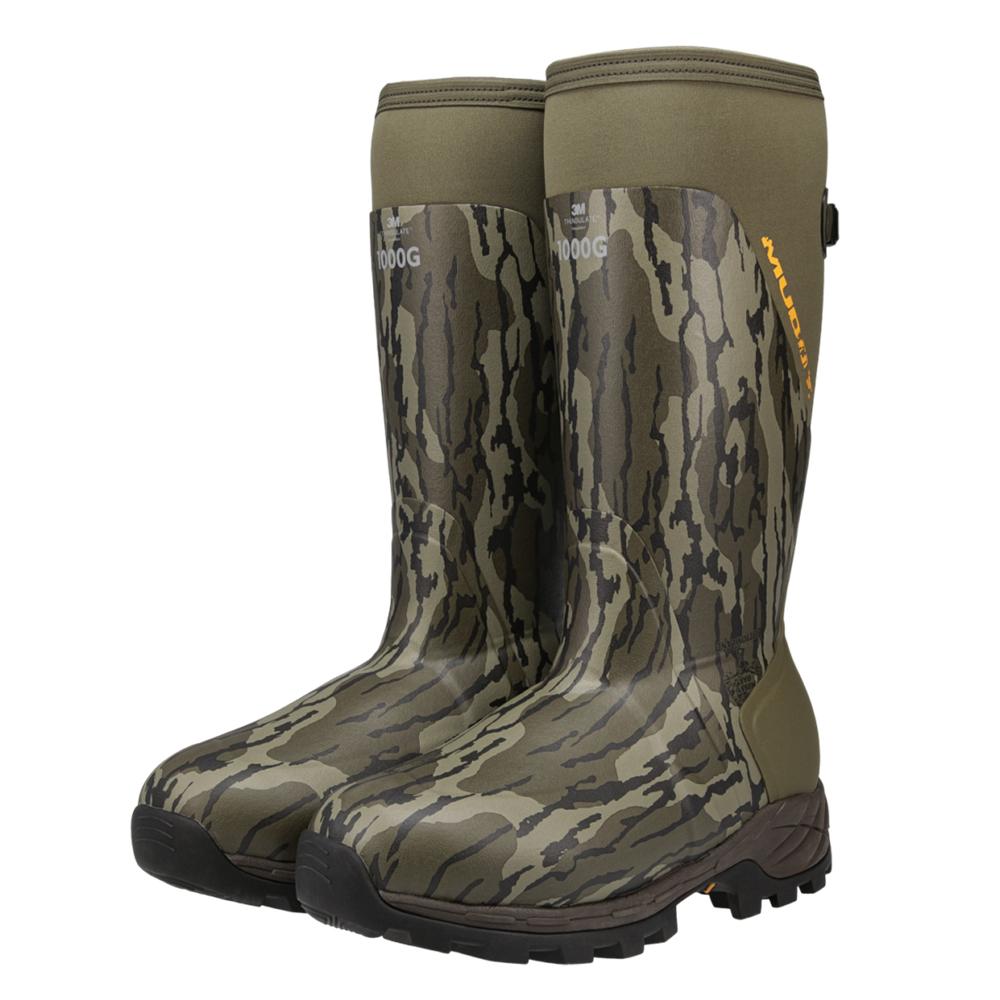 Gsm Muddy DV8 17" Insulated Boots 1000G Mossy Oak Bottomland Size 10D