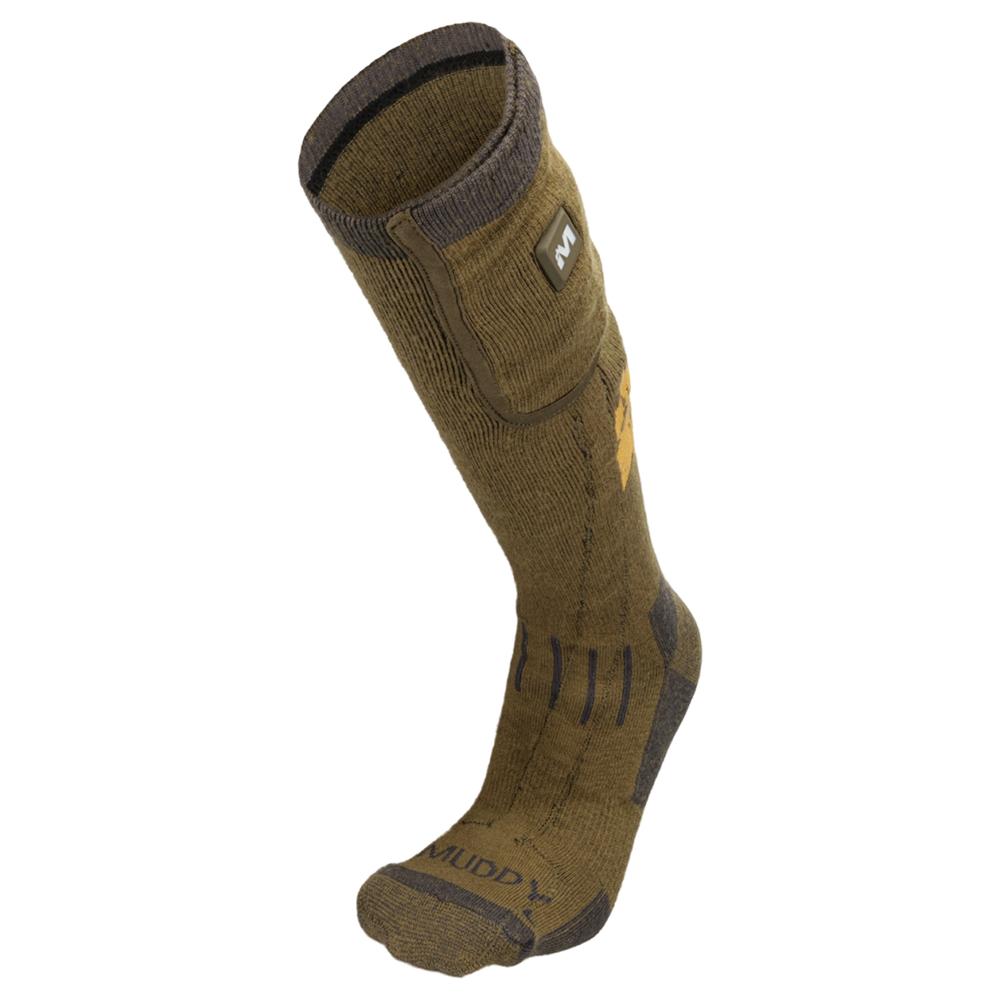 Gsm Nucleus Heated Socks Brown Clay Medium Large