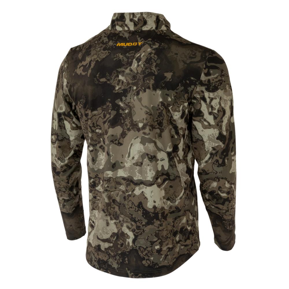 Gsm Muddy TR Lightweight Quarter Zip Long Sleeve Shirt Veil Canyon Grey XL