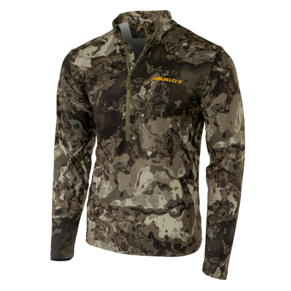 Muddy TR Lightweight Quarter Zip Long Sleeve Shirt Veil Canyon Grey XL Muddy TR Lightweight Quarter Zip Long Sleeve Shirt Veil Canyon Grey XL