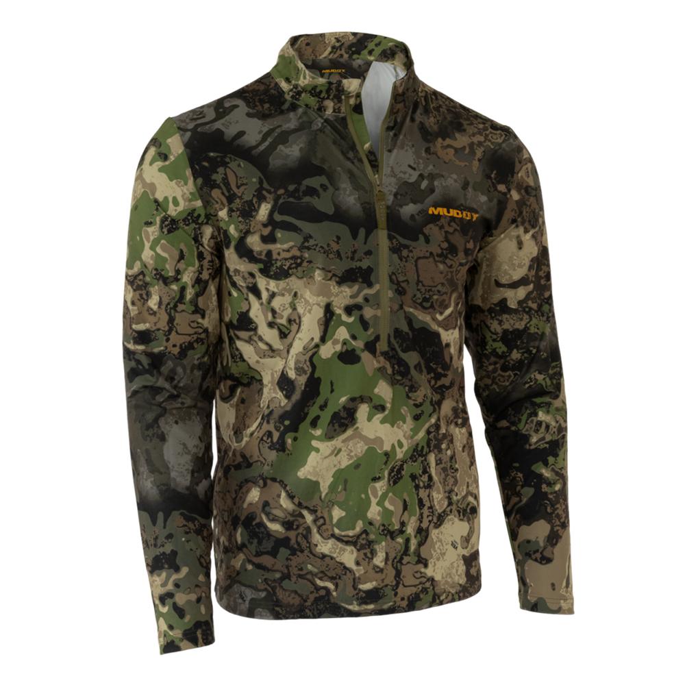Gsm Muddy TR Lightweight Quarter Zip Long Sleeve Shirt Veil Canyon Hybrid S