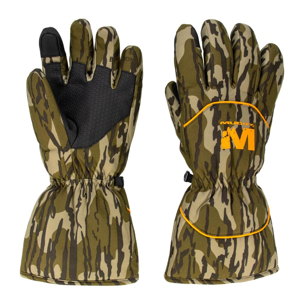 Gsm Muddy Waterproof Insulated Gloves Mossy Oak Bottomland L