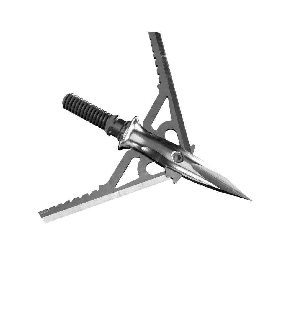 Gsm NAP Verdict 100 Stainless Mechanical Broadhead 100gr 2" Cutting Dia 400 FPS 3/pack