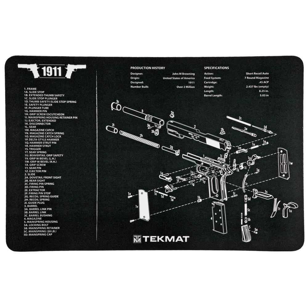 Gsm Tekmat Pistol Mat 1911 Black