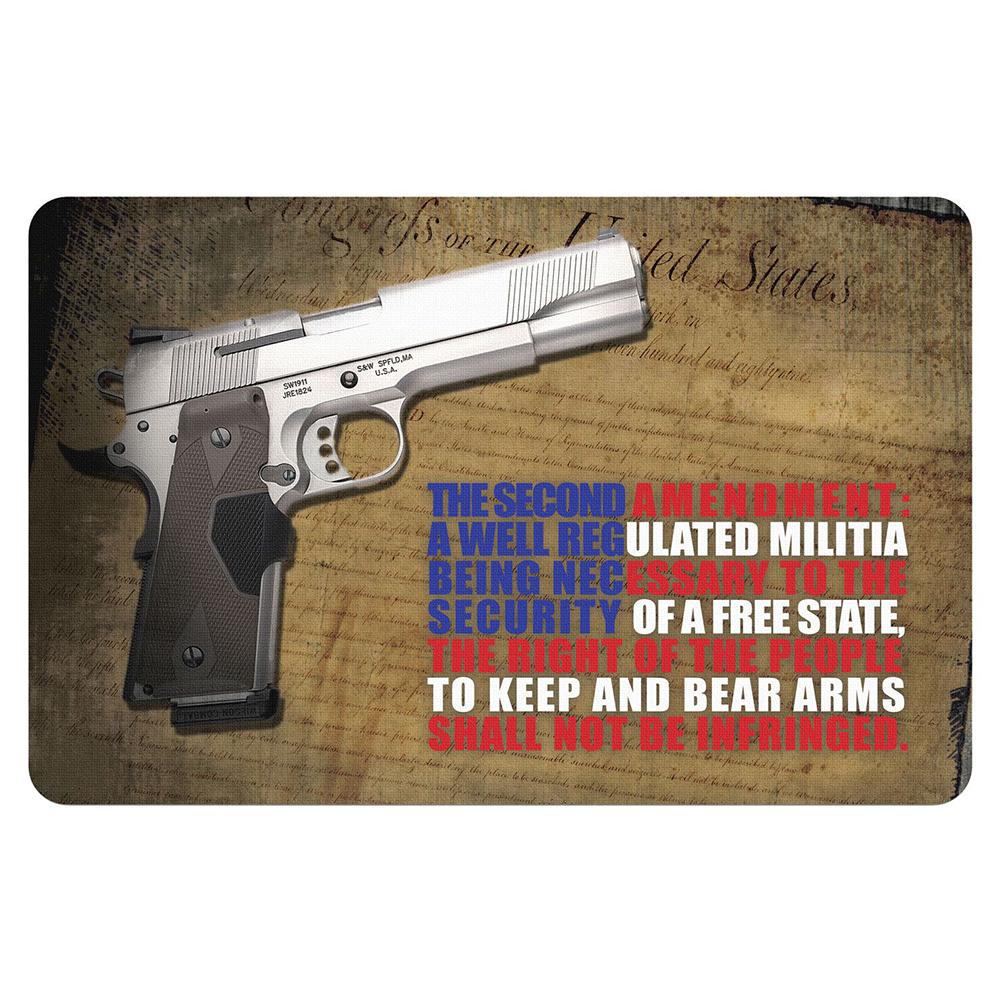 Gsm 2nd Amendment (Handgun) TekMat Gun Cleaning Mat 11x17