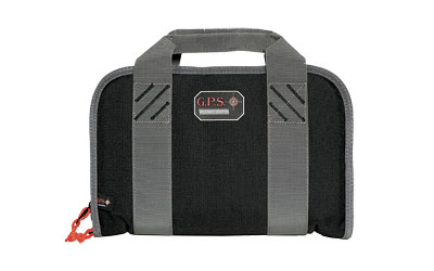 GPS G-Outdoors Double Pistol Case with Magazine Storage & Dump Cup-Black
