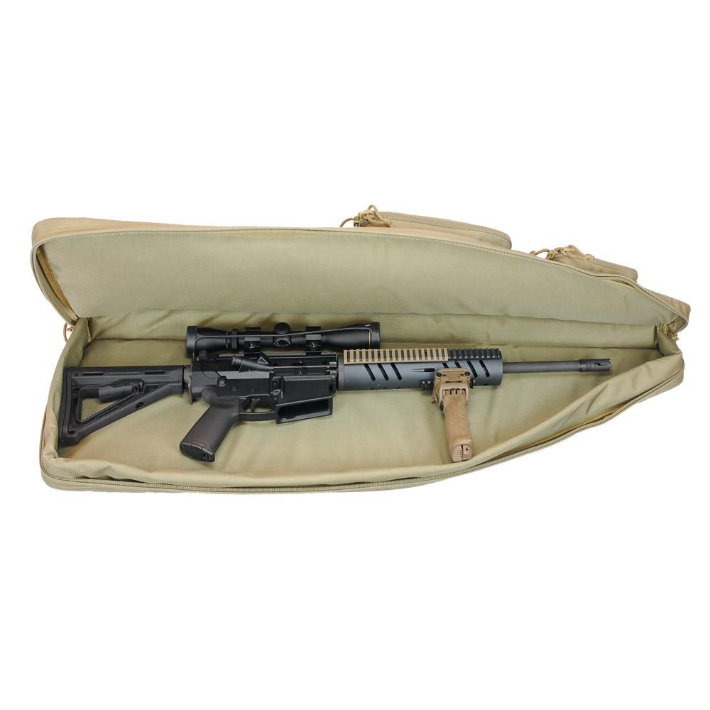 G-Outdoors Inc. G-Outdoors 42" Tactical AR Case W External Handgun Case - Black