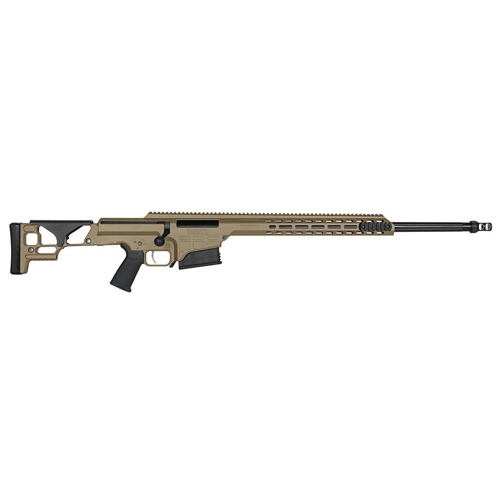 Barrett Firearms Barrett SMR MRAD Fixed Stock Rifle .308 Win 10rd Magazine(1) 24' Fluted Barrel FDE Finish