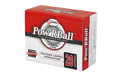 Glaser Pow'RBall Handgun Ammunition 10mm Auto 135 gr JHP 1400 fps 20/ct Glaser Pow'RBall Handgun Ammunition 10mm Auto 135 gr JHP 1400 fps 20/ct