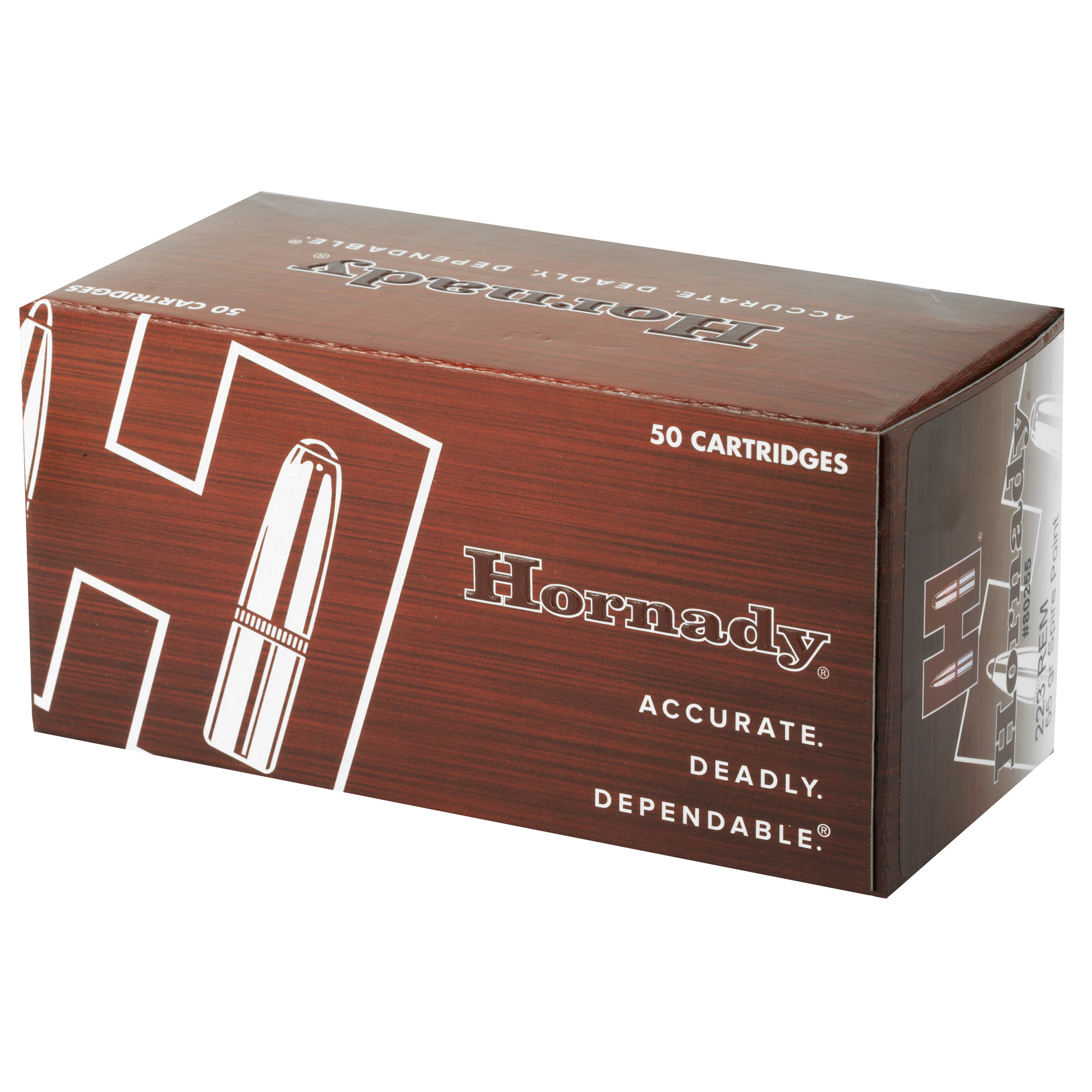 Hornady Custom Rifle Ammunition .223 Rem 55 gr SP 3240 fps 50/ct Hornady Custom Rifle Ammunition .223 Rem 55 gr SP 3240 fps 50/ct