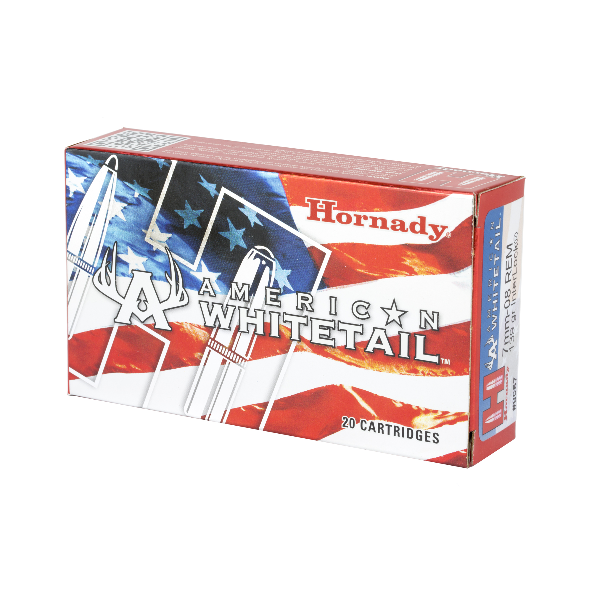 Hornady Aw 7mm-08 139GR Int Sp 20/200 InterLock Hornady Aw 7mm-08 139GR Int Sp 20/200 InterLock