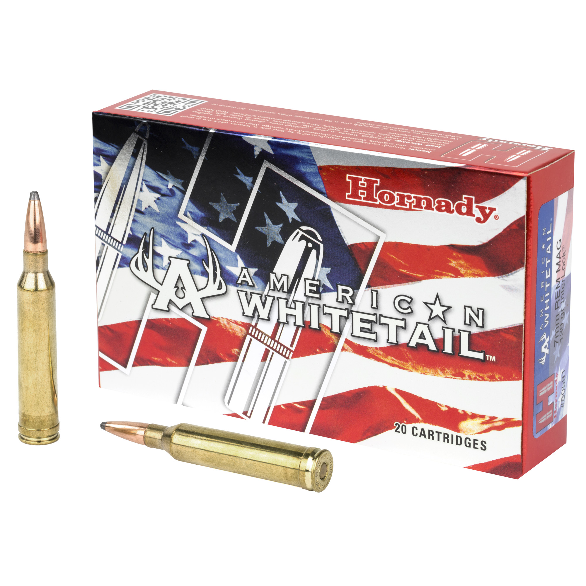 Hornady Aw 7mm Mag 139GR Int Sp 20/200 InterLock